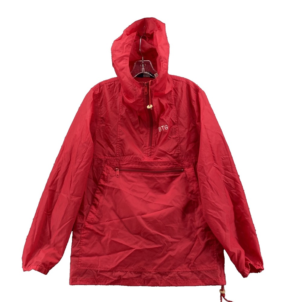 Vintage‎ Land's End Jacket Men's Small Hoodie Windbreaker Sailing Rain Parka USA